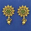 Antique Classic Earring with Matte Gold Plating