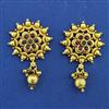 Antique Classic Earring with Matte Gold Plating