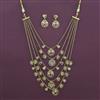 Antique Animal Necklace with Matte Gold Plating