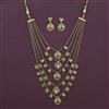 Antique Animal Necklace with Matte Gold Plating