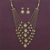 Antique Animal Necklace with Matte Gold Plating