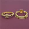 Antique 2 Pc with Matte Gold Plating