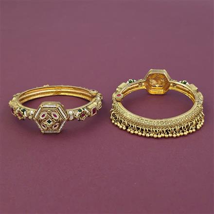 Antique 2 Pc with Matte Gold Plating