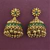 Antique Jhumki with Matte Gold Plating
