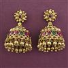 Antique Jhumki with Matte Gold Plating