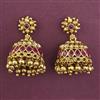 Antique Jhumki with Matte Gold Plating