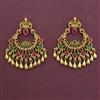 Antique Temple Earring with Matte Gold Plating