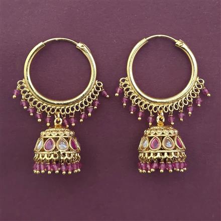 Antique Jhumki with Gold Plating