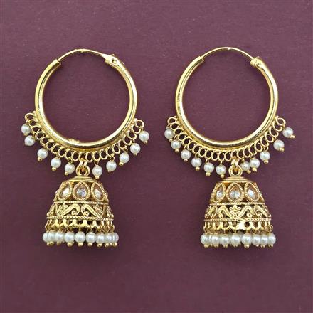 Antique Jhumki with Gold Plating