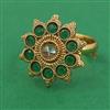 Antique Adjustable Ring with Gold Plating