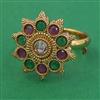 Antique Adjustable Ring with Gold Plating