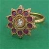 Antique Adjustable Ring with Gold Plating