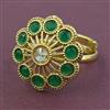 Antique Adjustable Ring with Gold Plating