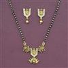 Antique Temple Mangalsutra with Matte Gold Plating