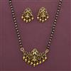 Antique Temple Mangalsutra with Matte Gold Plating