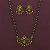 Antique Temple Mangalsutra with Matte Gold Plating