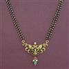 Antique Temple Mangalsutra with Matte Gold Plating