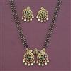 Antique Classic Mangalsutra with Matte Gold Plating