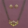 Antique Temple Mangalsutra with Matte Gold Plating