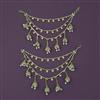Antique Multi Layer Ear Chain with Gold Plating