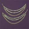 Antique Multi Layer Ear Chain with Gold Plating
