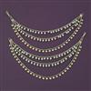 Antique Multi Layer Ear Chain with Gold Plating