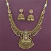 Antique Classic Necklace with Matte Gold Plating