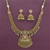 Antique Classic Necklace with Matte Gold Plating
