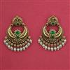 Antique Chand Earring with Matte Gold Plating
