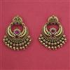Antique Chand Earring with Matte Gold Plating