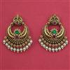 Antique Chand Earring with Matte Gold Plating