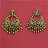 Antique Chand Earring with Matte Gold Plating