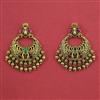 Antique Chand Earring with Matte Gold Plating