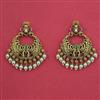 Antique Chand Earring with Matte Gold Plating