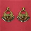 Antique Chand Earring with Matte Gold Plating