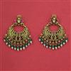 Antique Chand Earring with Matte Gold Plating