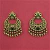 Antique Chand Earring with Matte Gold Plating