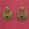 Antique Chand Earring with Matte Gold Plating