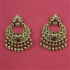 Antique Chand Earring with Matte Gold Plating