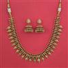 Antique Classic Necklace with Matte Gold Plating