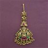 Antique Temple Tikka with Matte Gold Plating