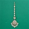 Antique Pearl Tikka with Matte Gold Plating
