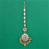 Antique Pearl Tikka with Matte Gold Plating