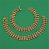 Antique Plain Gold Payal with Gold Plating
