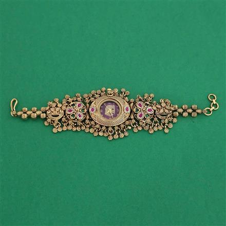 Antique Animal Watch with Matte Gold Plating