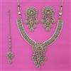 Antique Pearl Necklace with Mehndi Plating