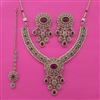 Antique Pearl Necklace with Mehndi Plating
