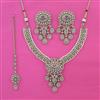 Antique Pearl Necklace with Mehndi Plating