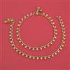 Antique Pearl Payal with Gold Plating