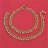 Antique Pearl Payal with Gold Plating
